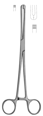 Atrauma Forcep, 1/4" jaw, 23cm/9"